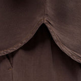 Chemise en jean à manches courtes Objframe - Seal Brown - OBJECT