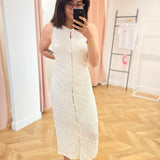 Robe boutonnée sans manches Milika - Cloud - OBJECT