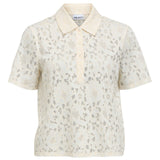 Polo chemise en dentelle - White Sand - OBJECT