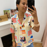 Chemise à imprimé all-over Objtracy - Sandshell - OBJECT