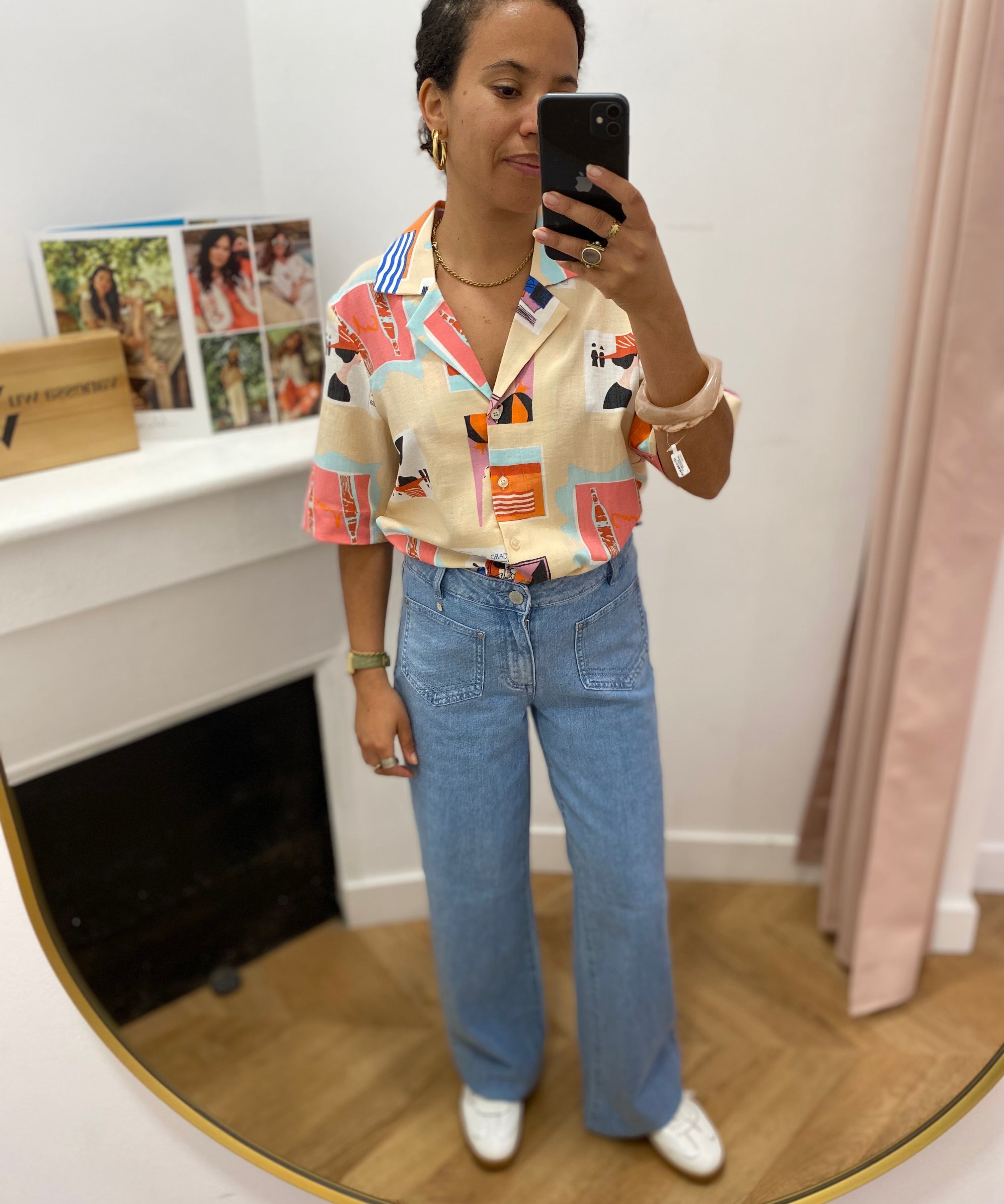 Chemise à imprimé all-over Objtracy - Sandshell - OBJECT