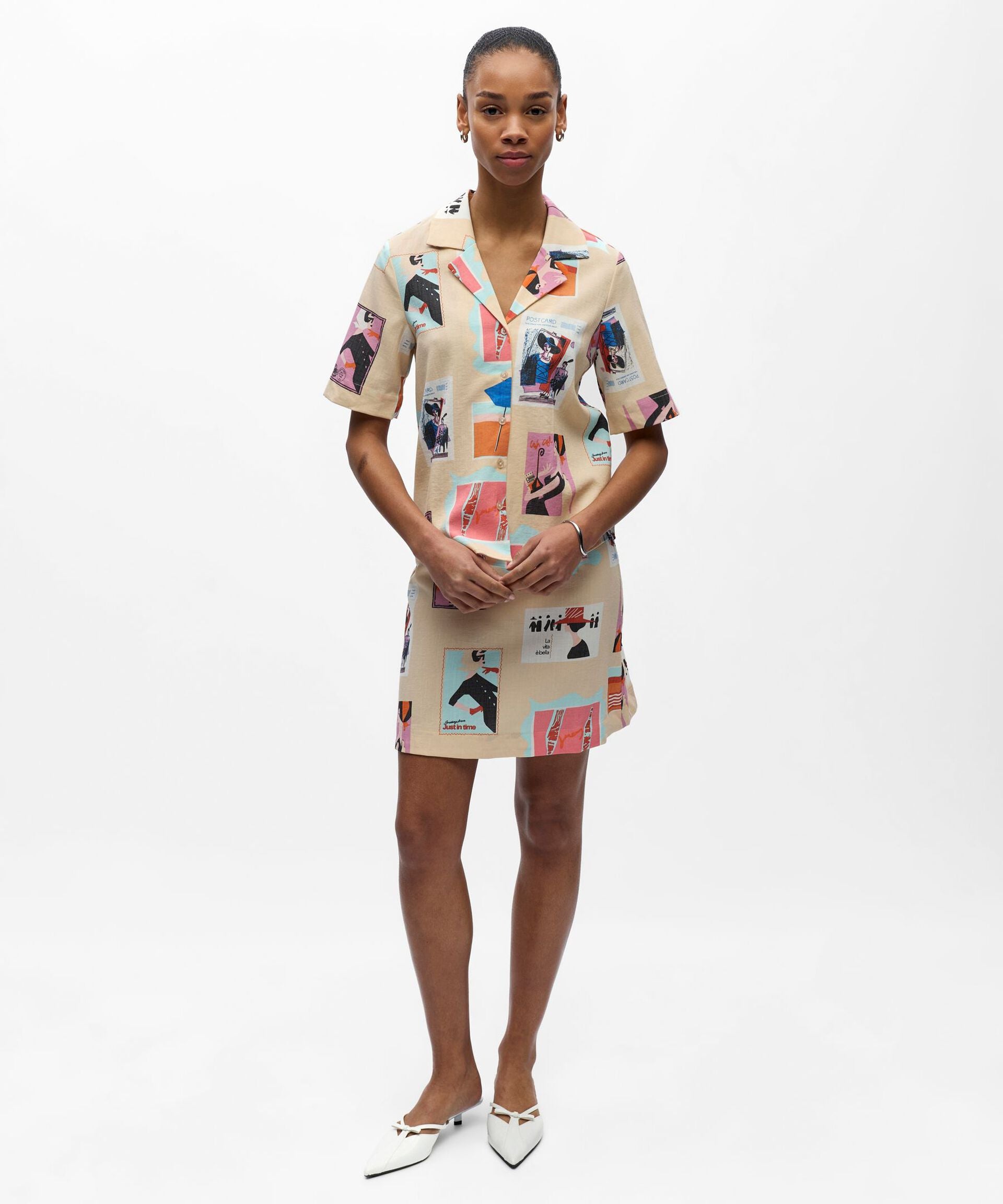 Chemise à imprimé all-over Objtracy - Sandshell - OBJECT