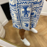 Short ample imprimé resort Objvima - Bleu ciel - OBJECT