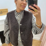 Gilet polaire sans manches Objella - Marron - OBJECT