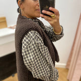 Gilet polaire sans manches Objella - Marron - OBJECT