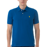 Polo manches courtes - Bleu électrique - US POLO HOMME