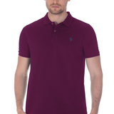 Polo classique à manches courtes - Pourpre - US POLO
