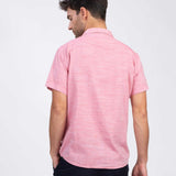 Chemise manches courtes Selkir - Framboise - SUN VALLEY HOMME