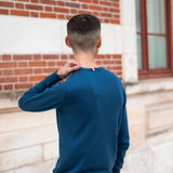 Pull col rond N°847 - bleu cobalt - Us polo