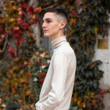 Pull col roulé N°847 - Beige - Us polo