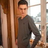 Pull n°907 - gris - US POLO