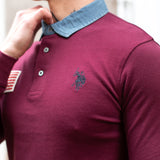 Polo Ryan N°640 - Bordeaux - Us polo