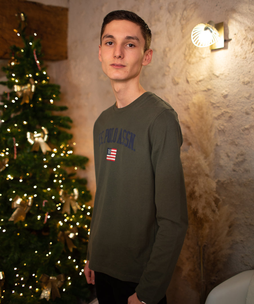 T-shirt n°858 - kaki - US POLO