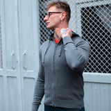 Cardigan Zip N°847 - Gris - Us polo