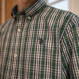 Chemise à carreaux n°128 - olive - US POLO