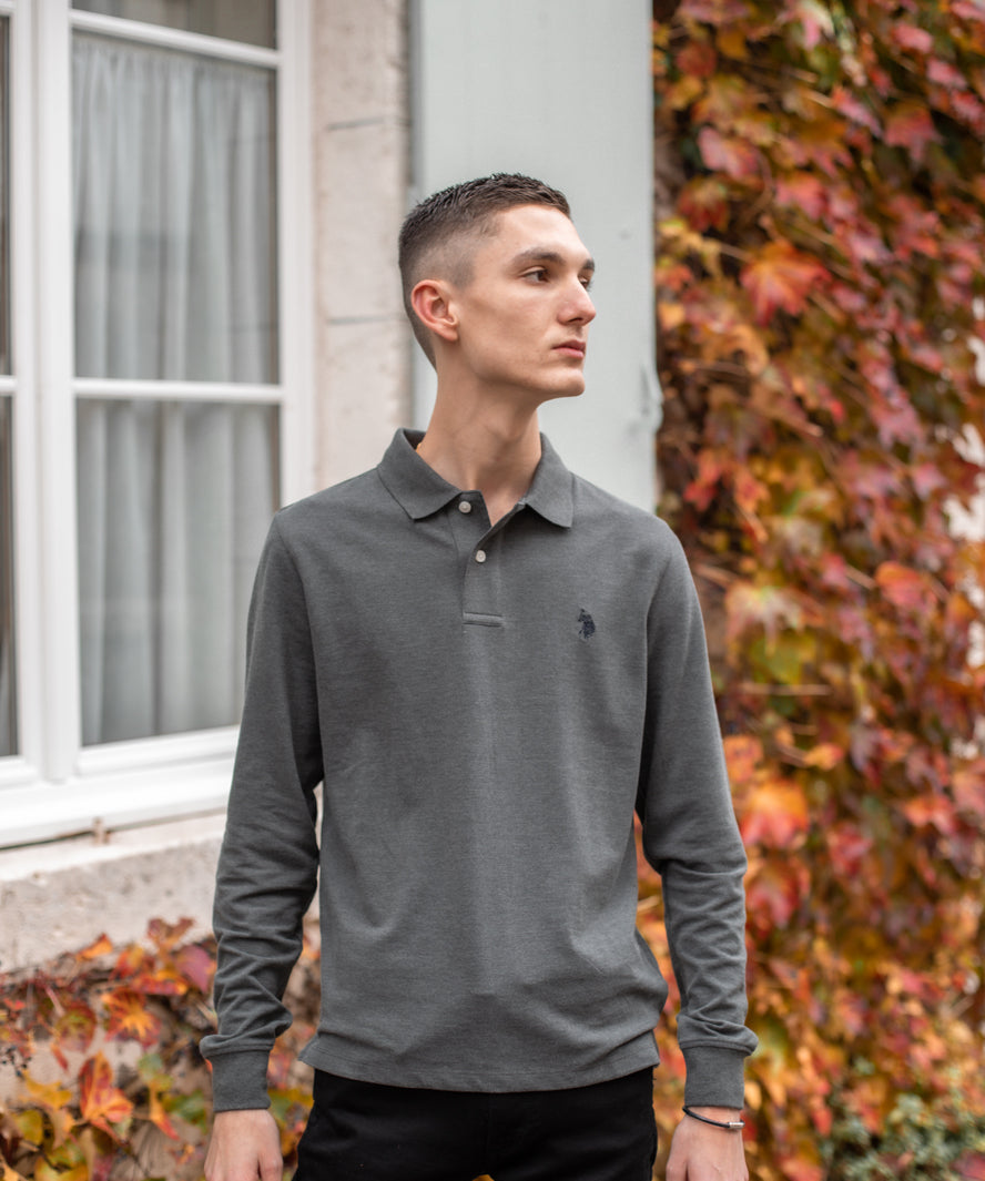 Polo n°628 - gris - US POLO