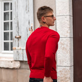 Pull n°906 - rouge - US POLO