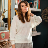 Pull manches ballons Bazoum - Ecru - Des Petits Hauts