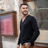 Cardigan n°913 - noir - US.POLO