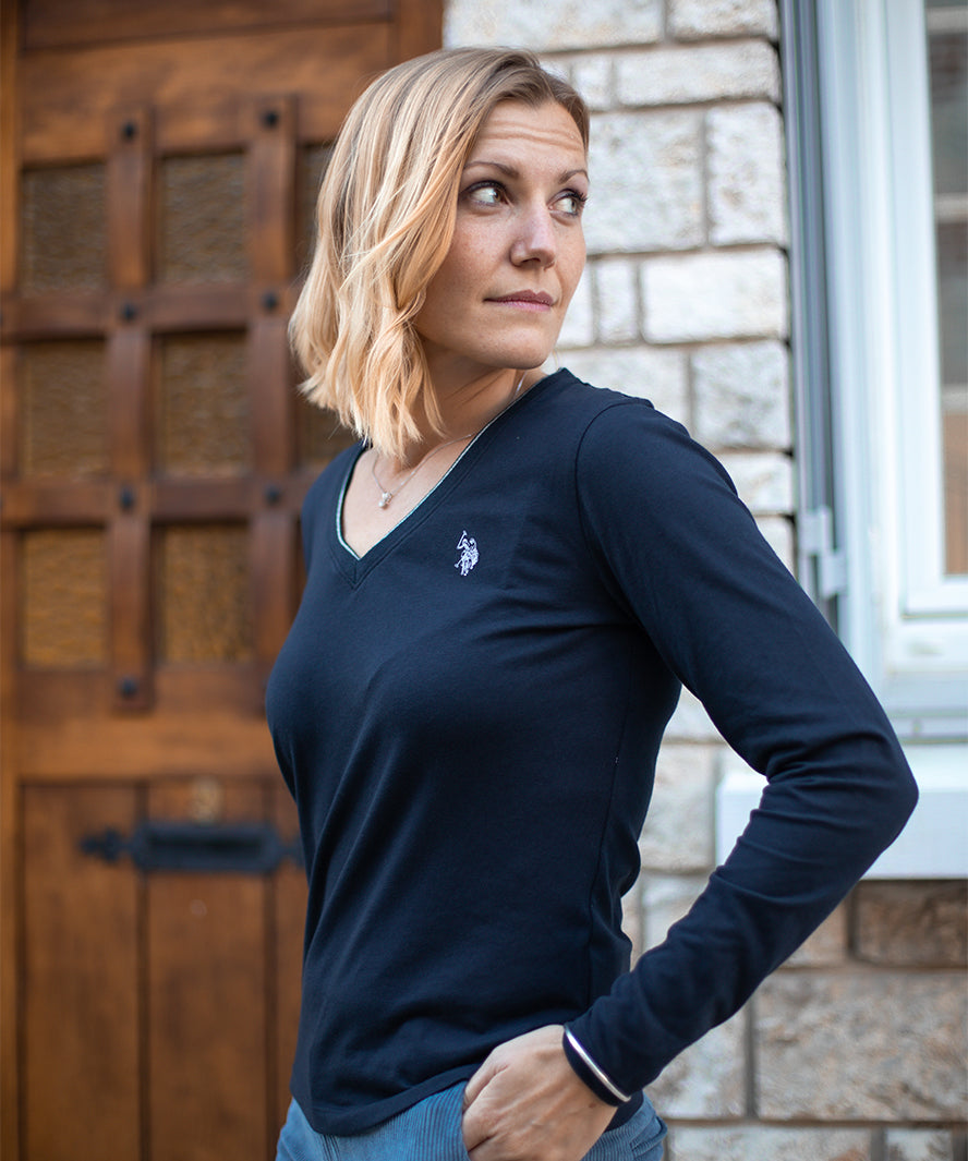 T-shirt n°833 - marine - US.POLO