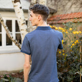 Polo imprimé jacquard à manches courtes - Petrol Blue - Petrol Industries