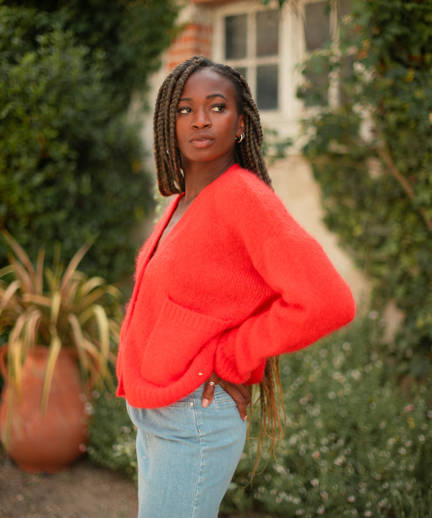 Gilet Beauté - Fraise - Des petits hauts