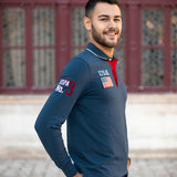 Polo n°632 - marine - US.POLO
