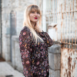 Blouse en voile - noire - IKKS
