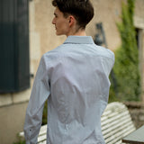 Chemise - Hellblau - Seidenstickers