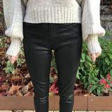 Pantalon enduit - noir - Lola Espeleta