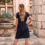 Robe polo n°029 - bleu marine - US POLO FEMME