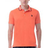 Polo en modal - Orange - US POLO HOMME