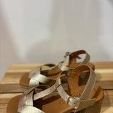 Talon carré en cuir 3436 - Doré - EVA FRUTOS