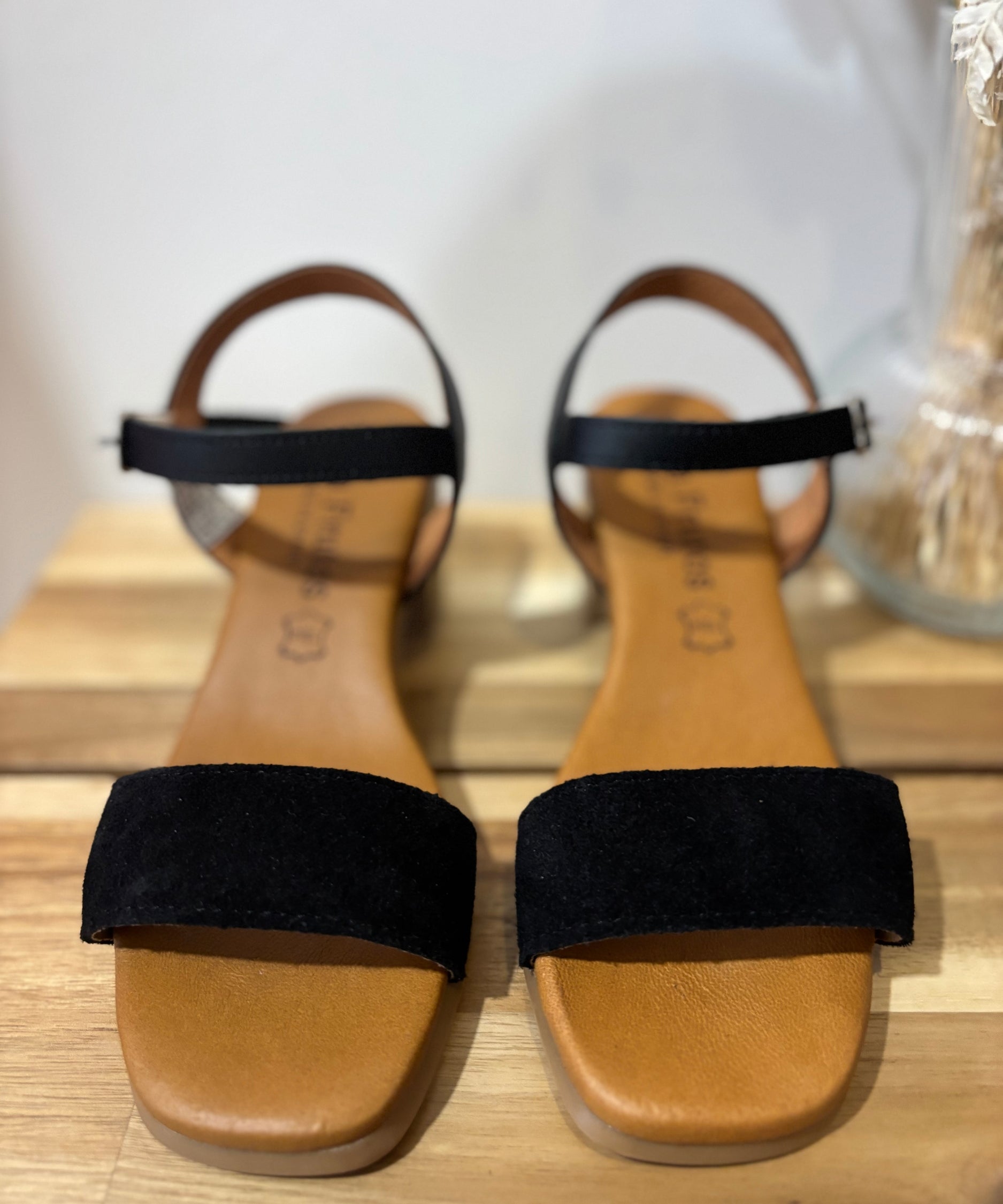 Nu-pied à talon 3490 - Noir - EVA FRUTOS