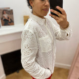 Chemise en broderie anglaise Seraphine - Ecru - C'EST BEAU LA VIE !
