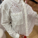 Chemise en broderie anglaise Seraphine - Ecru - C'EST BEAU LA VIE !