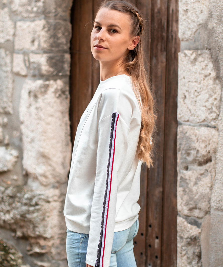 Pull n°899 - blanc - US POLO FEMME