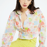 Blouse manches longues fleurie Lexi - Multicolore - FABIENNE CHAPOT