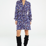 Robe chemise imprimé multicolore Dorien - Amour - FABIENNE CHAPOT