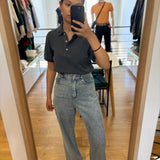 Polo piqué en jersey - Bleu doux - MARC'O POLO FEMME