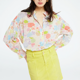 Blouse manches longues fleurie Lexi - Multicolore - FABIENNE CHAPOT