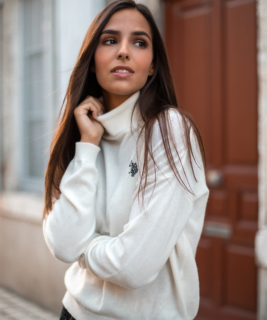 Col roulé N°60731 - blanc - Us polo