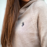 Sweat en maille N°60734 - Beige - Us polo