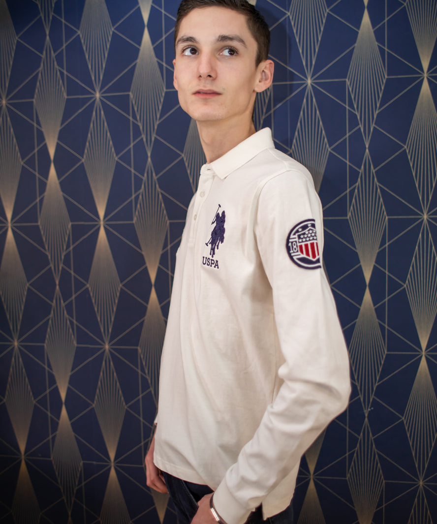 Polo n°876 - blanc - US POLO