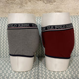 Boxers - bordeaux et gris - US POLO