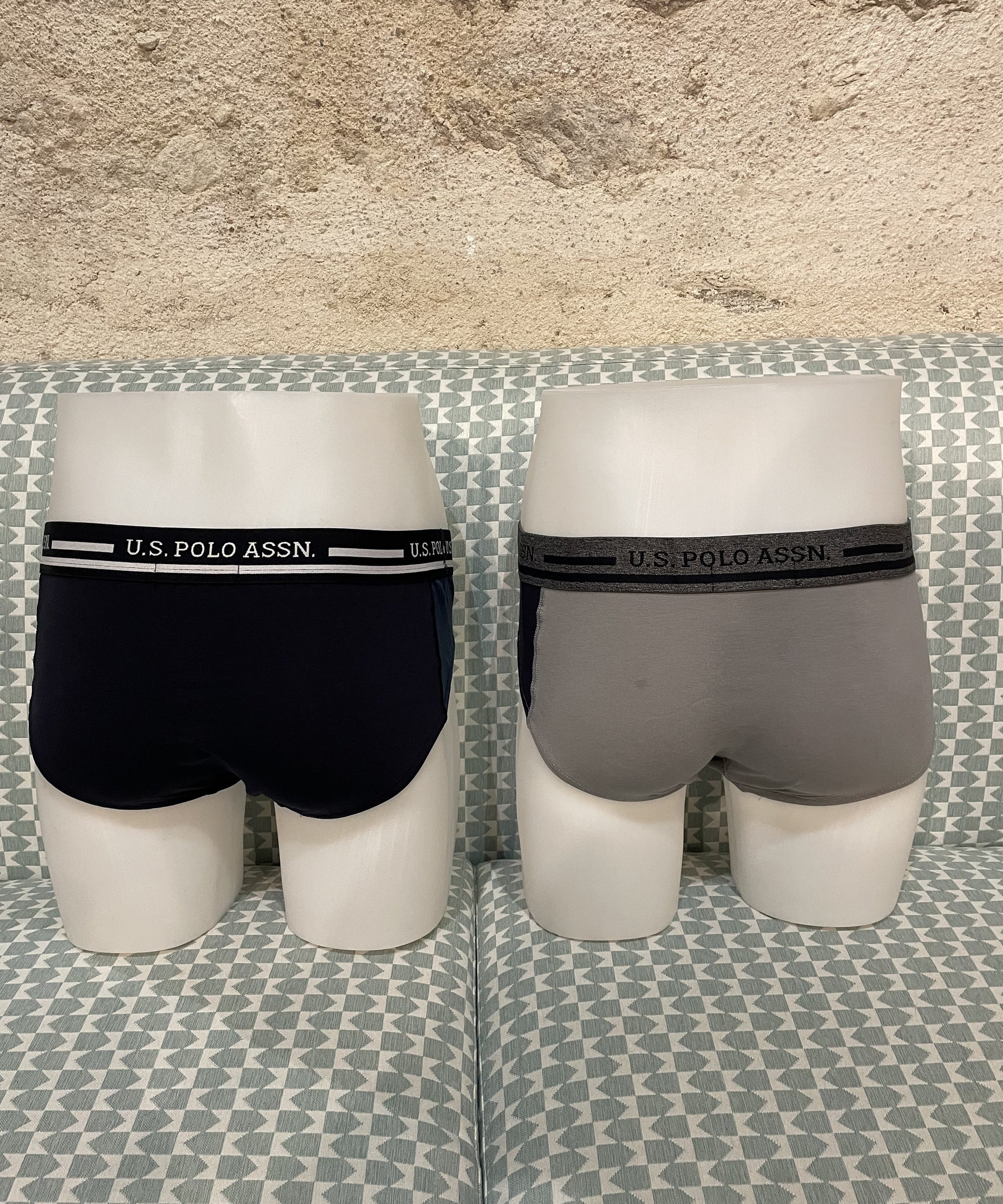 Slips - marine et gris - US POLO