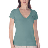 T-shirt col v - canard - Us polo