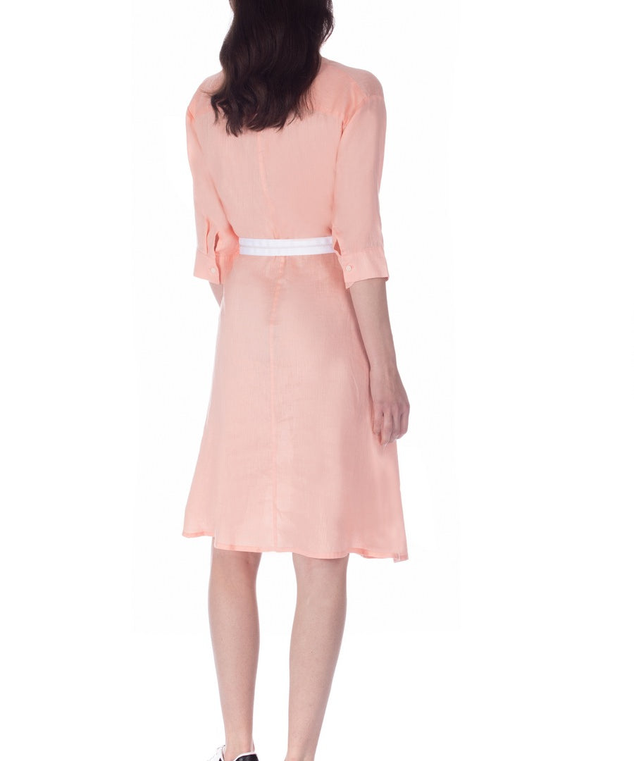 Robe lin - saumon - Us polo