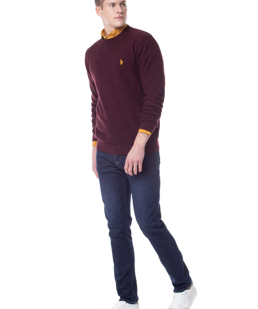 Pull n°359 - bordeaux - Us polo