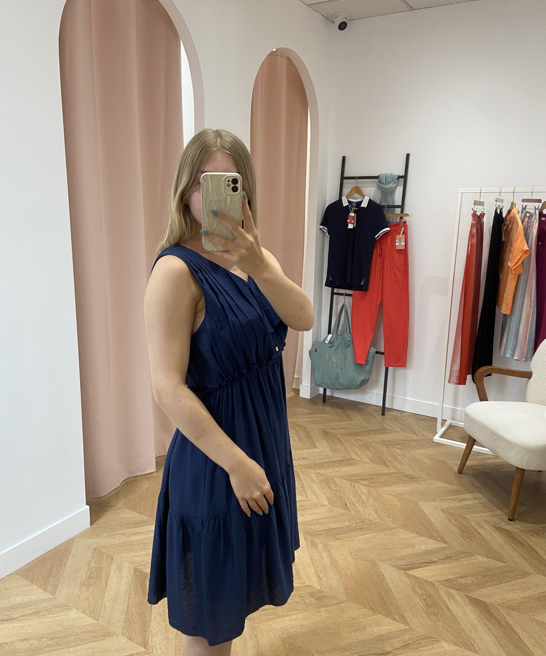 Robe Amelia - Marine - C'EST BEAU LA VIE